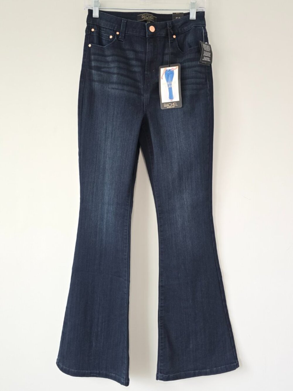 RACHEL Rachel Roy High Rise Flare Jeans 28 Dark Wash NWT